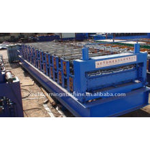 Double deck color steel roll forming machine